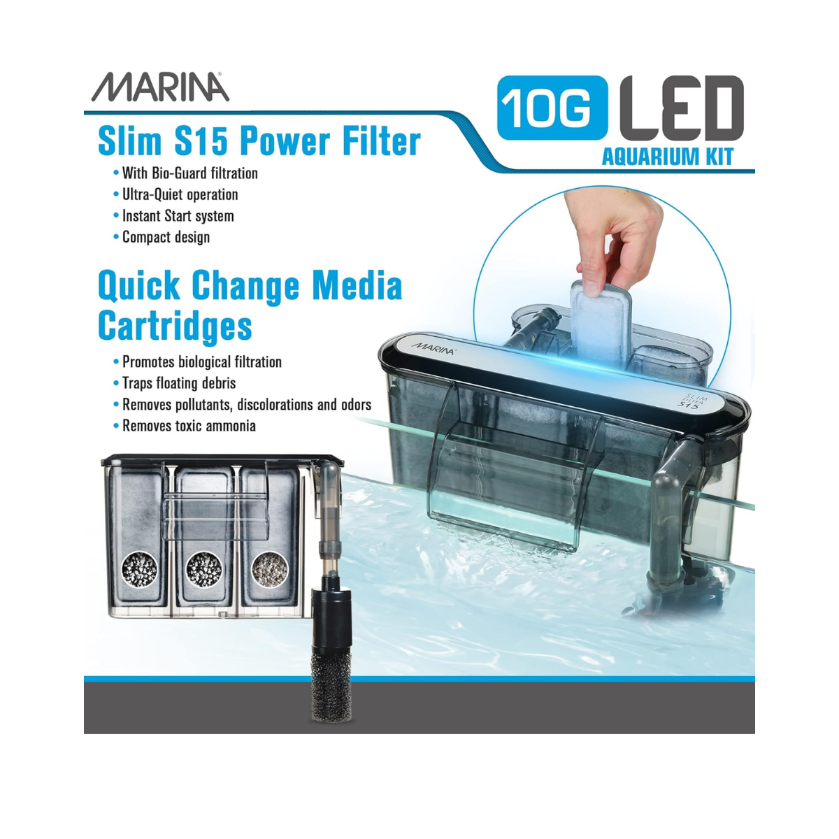 Tank Marina Led Kit (10 Gal) | The Fish Factory Tank Marina Led Kit (10 Gal) | The Fish Factory